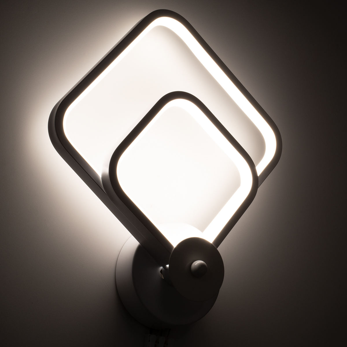 LEDTM® ANNA 61086 Μοντέρνο Φωτιστικό Τοίχου - Απλίκα LED 15W 1800lm 300° AC 220-240V IP20 Ρυθμιζόμενο Λευκό CCT με On/Off 2700K/4500K/6000K - Lumileds SMD Chip - Λευκό Ματ - Μ25 x Π8 x Υ30cm - 3 Χρόνια Εγγύηση - Image 8