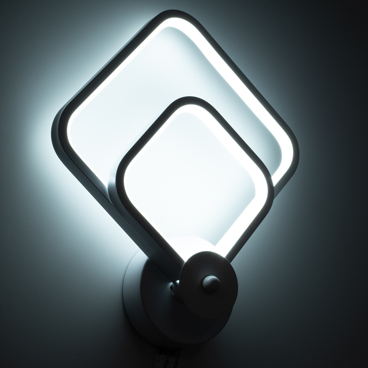 LEDTM® ANNA 61086 Μοντέρνο Φωτιστικό Τοίχου - Απλίκα LED 15W 1800lm 300° AC 220-240V IP20 Ρυθμιζόμενο Λευκό CCT με On/Off 2700K/4500K/6000K - Lumileds SMD Chip - Λευκό Ματ - Μ25 x Π8 x Υ30cm - 3 Χρόνια Εγγύηση - Image 9