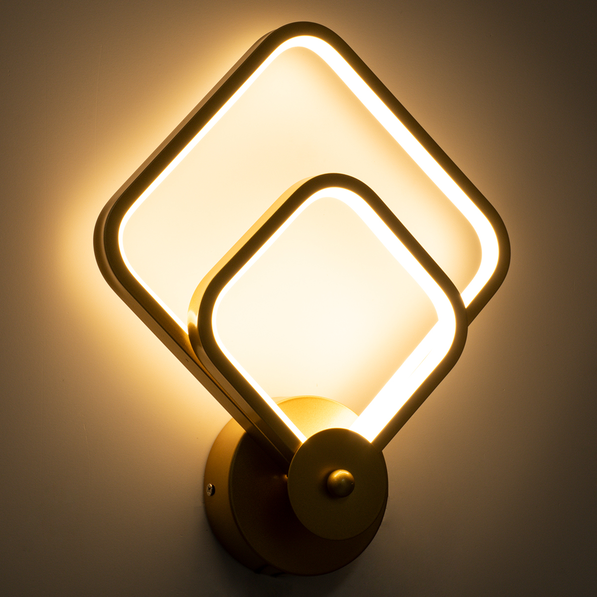 LEDTM® ANNA 61087 Μοντέρνο Φωτιστικό Τοίχου - Απλίκα LED 15W 1800lm 300° AC 220-240V IP20 Ρυθμιζόμενο Λευκό CCT με On/Off 2700K/4500K/6000K - Lumileds SMD Chip - Χρυσό Βούρτσας - Μ25 x Π8 x Υ30cm - 3 Χρόνια Εγγύηση - Image 7