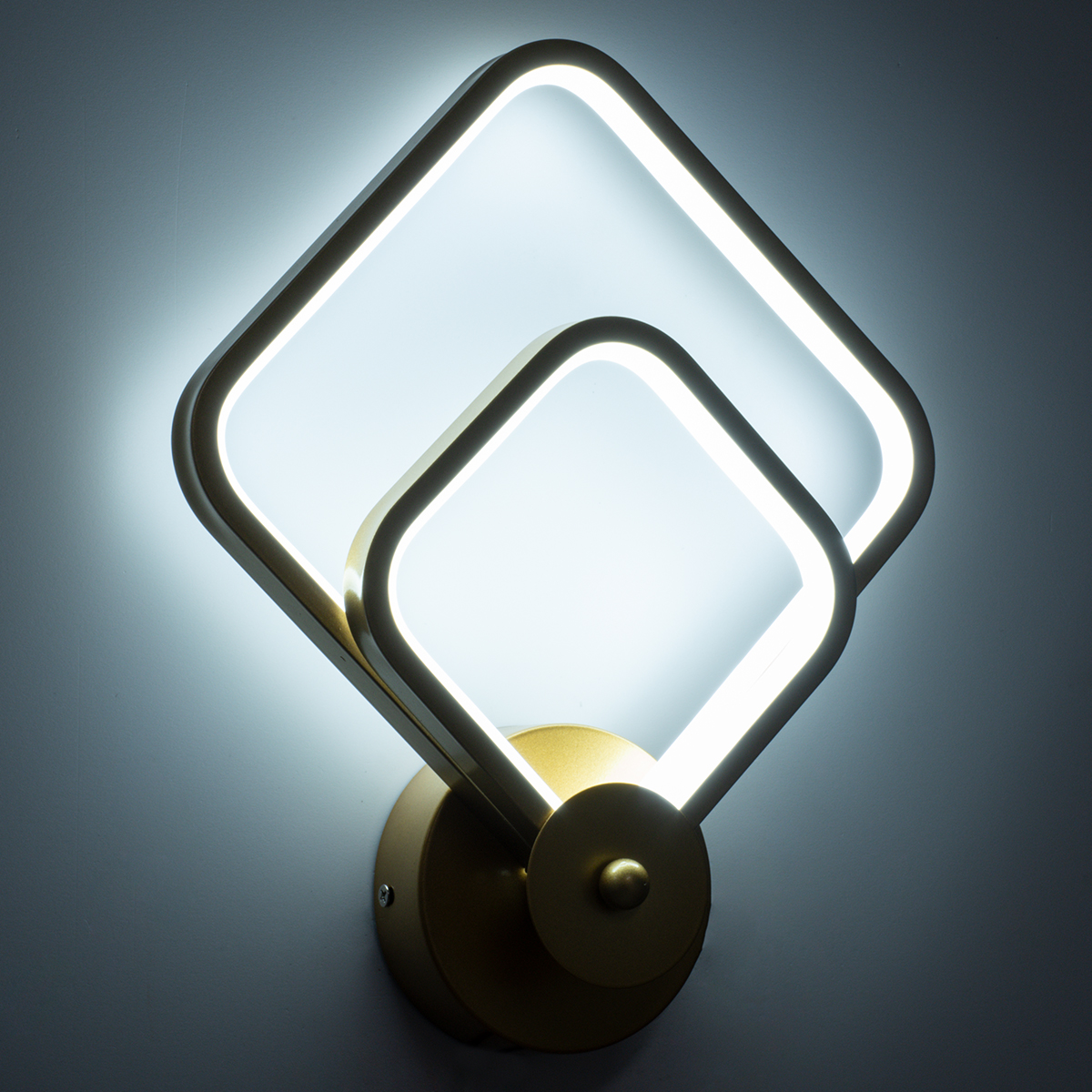 LEDTM® ANNA 61087 Μοντέρνο Φωτιστικό Τοίχου - Απλίκα LED 15W 1800lm 300° AC 220-240V IP20 Ρυθμιζόμενο Λευκό CCT με On/Off 2700K/4500K/6000K - Lumileds SMD Chip - Χρυσό Βούρτσας - Μ25 x Π8 x Υ30cm - 3 Χρόνια Εγγύηση - Image 9