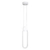 LEDTM® ILDI 61089 Μοντέρνο Κρεμαστό Φωτιστικό Οροφής LED 12W 1440lm 300° AC 220-240V IP20 Ρυθμιζόμενο Λευκό CCT με On/Off 2700K/4500K/6000K - Lumileds SMD Chip - Λευκό Ματ - Μ10 x Π2.3 x Υ38cm - 3 Χρόνια Εγγύηση - Image 4