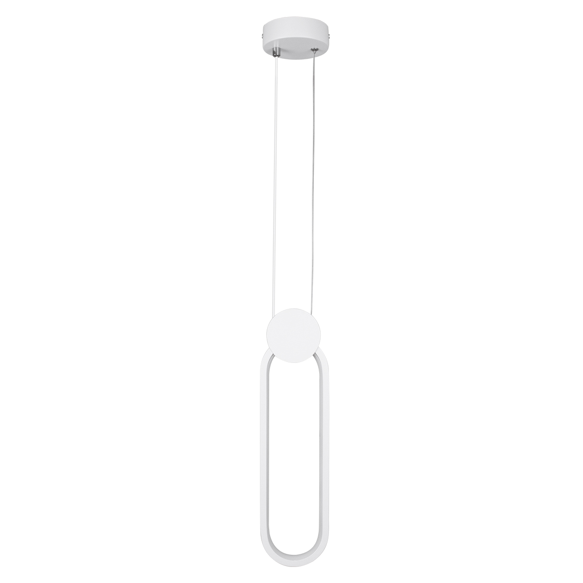 LEDTM® ILDI 61089 Μοντέρνο Κρεμαστό Φωτιστικό Οροφής LED 12W 1440lm 300° AC 220-240V IP20 Ρυθμιζόμενο Λευκό CCT με On/Off 2700K/4500K/6000K - Lumileds SMD Chip - Λευκό Ματ - Μ10 x Π2.3 x Υ38cm - 3 Χρόνια Εγγύηση - Image 5