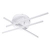 LEDTM® DRACO 61094 Μοντέρνο Φωτιστικό Οροφής LED 45W 5535lm 120° AC 220-240V IP20 Ρυθμιζόμενο Λευκό CCT με Χειριστήριο από 2700K έως 6000K Dimmable - Lumileds SMD Chip - Λευκό Ματ - Μ50 x Π50 x Υ11cm - 3 Χρόνια Εγγύηση - Image 3