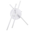 LEDTM® DRACO 61094 Μοντέρνο Φωτιστικό Οροφής LED 45W 5535lm 120° AC 220-240V IP20 Ρυθμιζόμενο Λευκό CCT με Χειριστήριο από 2700K έως 6000K Dimmable - Lumileds SMD Chip - Λευκό Ματ - Μ50 x Π50 x Υ11cm - 3 Χρόνια Εγγύηση - Image 4