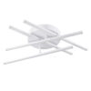 LEDTM® DRACO 61096 Μοντέρνο Φωτιστικό Οροφής LED 60W 7380lm 120° AC 220-240V IP20 Ρυθμιζόμενο Λευκό CCT με Χειριστήριο από 2700K έως 6000K Dimmable - Lumileds SMD Chip - Λευκό Ματ - Μ60 x Π60 x Υ11cm - 3 Χρόνια Εγγύηση - Image 3