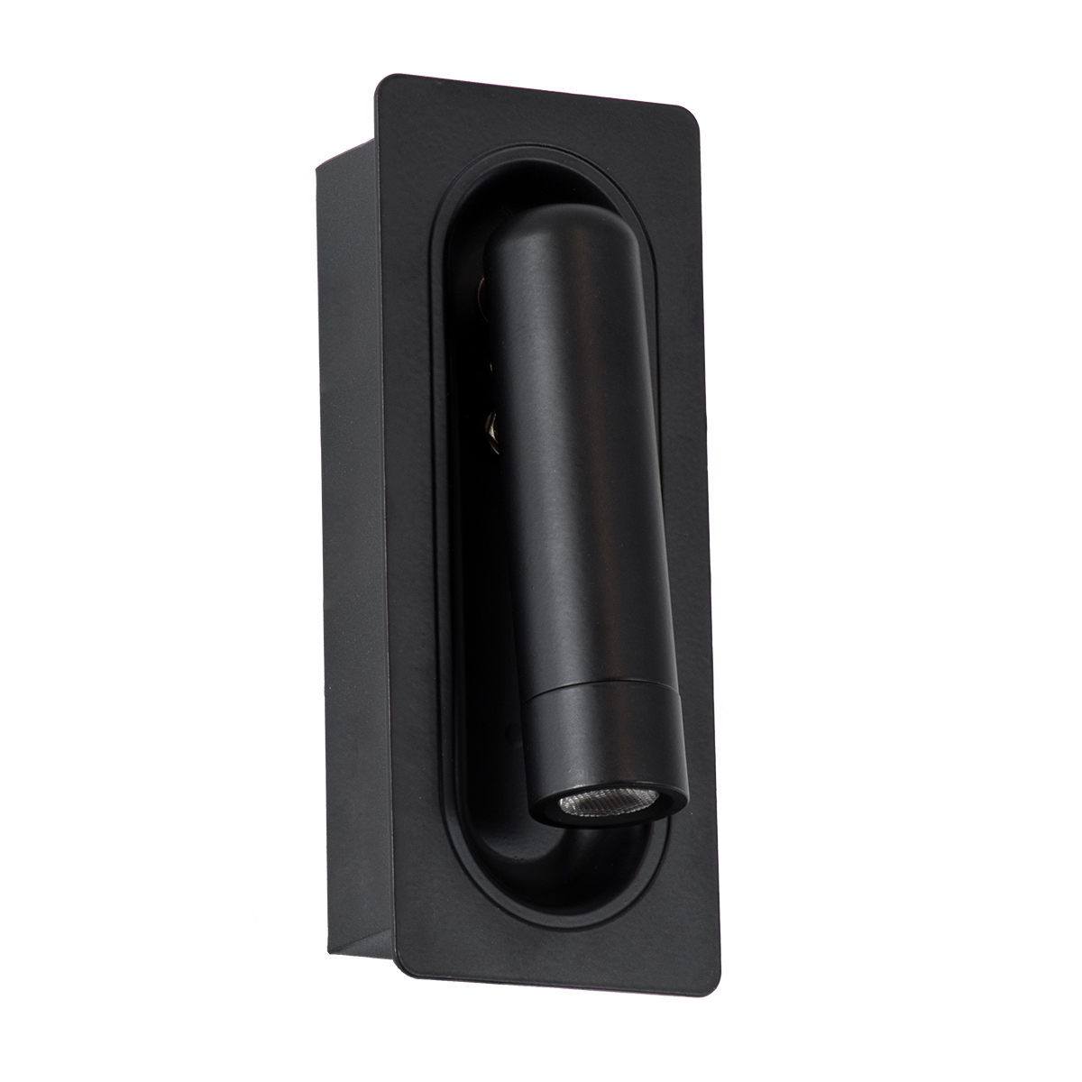LEDTM® MANHATTAN 61097 Μοντέρνο Φωτιστικό Τοίχου - Απλίκα Ξενοδοχείου Reading Light LED 3W 405lm 36° AC 220-240V IP20 Φυσικό Λευκό 4500K - Bridgelux COB Chip & TÜV SÜD Driver - Μαύρο - Μ7 x Π7 x Υ17cm - 3 Χρόνια Εγγύηση - Image 3