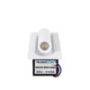 LEDTM® MANHATTAN 61098 Μοντέρνο Φωτιστικό Τοίχου - Απλίκα Ξενοδοχείου Reading Light LED 3W 405lm 36° AC 220-240V IP20 Φυσικό Λευκό 4500K - Bridgelux COB Chip & TÜV SÜD Driver - Λευκό - Μ7 x Π7 x Υ17cm - 3 Χρόνια Εγγύηση - Image 7