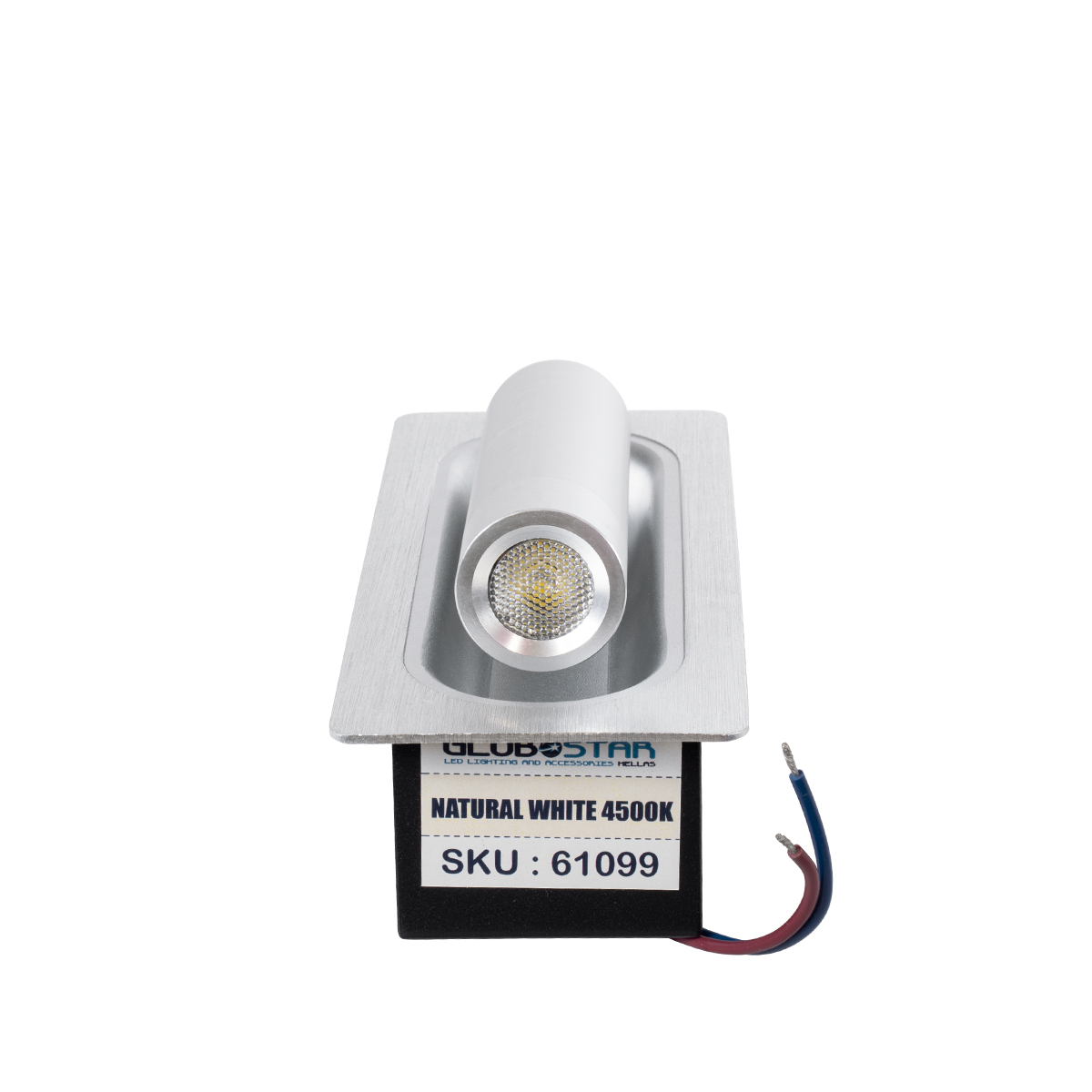LEDTM® MANHATTAN 61099 Μοντέρνο Φωτιστικό Τοίχου - Απλίκα Ξενοδοχείου Reading Light LED 3W 405lm 36° AC 220-240V IP20 Φυσικό Λευκό 4500K - Bridgelux COB Chip & TÜV SÜD Driver - Νίκελ Βούρτσας - Μ7 x Π7 x Υ17cm - 3 Χρόνια Εγγύηση - Image 7
