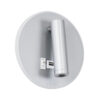 LEDTM® JERSEY 61103 Μοντέρνο Φωτιστικό Τοίχου - Απλίκα Ξενοδοχείου Reading Light με Φορτιστή USB 3A LED 10W 1380lm 36° & 360° AC 220-240V IP20 Φυσικό Λευκό 4500K - Bridgelux SMD Chip & TÜV SÜD Driver - Νίκελ Βούρτσας - Μ14.5 x Π14.5 x Υ6cm - 3 Χρόνια Εγγύηση - Image 3
