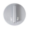 LEDTM® JERSEY 61103 Μοντέρνο Φωτιστικό Τοίχου - Απλίκα Ξενοδοχείου Reading Light με Φορτιστή USB 3A LED 10W 1380lm 36° & 360° AC 220-240V IP20 Φυσικό Λευκό 4500K - Bridgelux SMD Chip & TÜV SÜD Driver - Νίκελ Βούρτσας - Μ14.5 x Π14.5 x Υ6cm - 3 Χρόνια Εγγύηση - Image 4