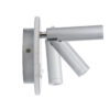 LEDTM® JERSEY 61103 Μοντέρνο Φωτιστικό Τοίχου - Απλίκα Ξενοδοχείου Reading Light με Φορτιστή USB 3A LED 10W 1380lm 36° & 360° AC 220-240V IP20 Φυσικό Λευκό 4500K - Bridgelux SMD Chip & TÜV SÜD Driver - Νίκελ Βούρτσας - Μ14.5 x Π14.5 x Υ6cm - 3 Χρόνια Εγγύηση - Image 5
