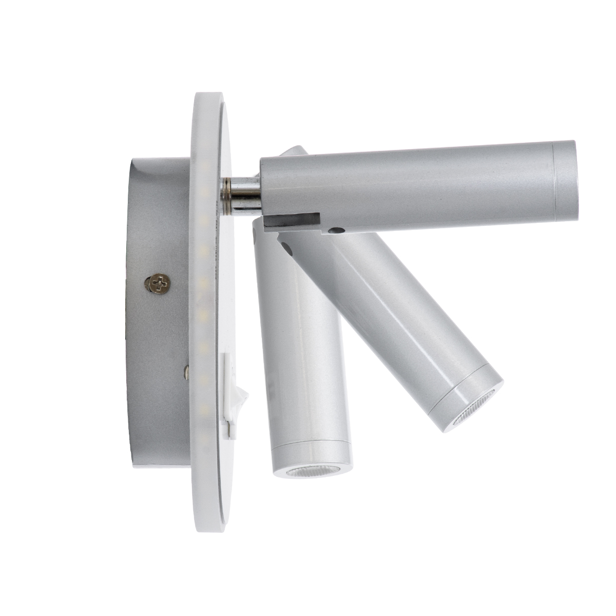LEDTM® JERSEY 61103 Μοντέρνο Φωτιστικό Τοίχου - Απλίκα Ξενοδοχείου Reading Light με Φορτιστή USB 3A LED 10W 1380lm 36° & 360° AC 220-240V IP20 Φυσικό Λευκό 4500K - Bridgelux SMD Chip & TÜV SÜD Driver - Νίκελ Βούρτσας - Μ14.5 x Π14.5 x Υ6cm - 3 Χρόνια Εγγύηση - Image 5