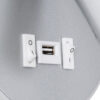 LEDTM® JERSEY 61103 Μοντέρνο Φωτιστικό Τοίχου - Απλίκα Ξενοδοχείου Reading Light με Φορτιστή USB 3A LED 10W 1380lm 36° & 360° AC 220-240V IP20 Φυσικό Λευκό 4500K - Bridgelux SMD Chip & TÜV SÜD Driver - Νίκελ Βούρτσας - Μ14.5 x Π14.5 x Υ6cm - 3 Χρόνια Εγγύηση - Image 7