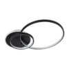 LEDTM® NEMESIS 61105 Μοντέρνο Φωτιστικό Οροφής LED 67W 6700lm 360° AC 220-240V IP20 Ρυθμιζόμενο Λευκό CCT με Χειριστήριο από 2700K έως 6000K Dimmable - Lumileds SMD Chip - Μαύρο Ματ - Μ84 x Π45 x Υ13cm - 3 Χρόνια Εγγύηση - Image 5