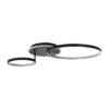 LEDTM® NEMESIS 61105 Μοντέρνο Φωτιστικό Οροφής LED 67W 6700lm 360° AC 220-240V IP20 Ρυθμιζόμενο Λευκό CCT με Χειριστήριο από 2700K έως 6000K Dimmable - Lumileds SMD Chip - Μαύρο Ματ - Μ84 x Π45 x Υ13cm - 3 Χρόνια Εγγύηση - Image 7