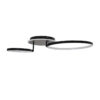 LEDTM® NEMESIS 61105 Μοντέρνο Φωτιστικό Οροφής LED 67W 6700lm 360° AC 220-240V IP20 Ρυθμιζόμενο Λευκό CCT με Χειριστήριο από 2700K έως 6000K Dimmable - Lumileds SMD Chip - Μαύρο Ματ - Μ84 x Π45 x Υ13cm - 3 Χρόνια Εγγύηση - Image 8