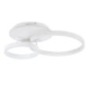 LEDTM® VENOM 61121 Μοντέρνο Φωτιστικό Οροφής LED 67W 8107lm 360° AC 220-240V IP20 Ρυθμιζόμενο Λευκό CCT με Χειριστήριο από 2700K έως 6000K Dimmable - Lumileds SMD Chip - Λευκό Ματ - Μ60 x Π40 x Υ12.5cm - 3 Χρόνια Εγγύηση - Image 2