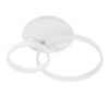 LEDTM® VENOM 61121 Μοντέρνο Φωτιστικό Οροφής LED 67W 8107lm 360° AC 220-240V IP20 Ρυθμιζόμενο Λευκό CCT με Χειριστήριο από 2700K έως 6000K Dimmable - Lumileds SMD Chip - Λευκό Ματ - Μ60 x Π40 x Υ12.5cm - 3 Χρόνια Εγγύηση - Image 4