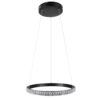 LEDTM® DIAMOND 61128 Μοντέρνο Κρεμαστό Φωτιστικό Οροφής LED 30W 3513lm 360° AC 220-240V IP20 Ρυθμιζόμενο Λευκό CCT με Χειριστήριο από 2700K έως 6000K Dimmable - Lumileds SMD Chip - Μαύρο Ματ - Μ40 x Π40 x Υ3cm - 3 Χρόνια Εγγύηση - Image 4