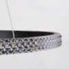 LEDTM® DIAMOND 61128 Μοντέρνο Κρεμαστό Φωτιστικό Οροφής LED 30W 3513lm 360° AC 220-240V IP20 Ρυθμιζόμενο Λευκό CCT με Χειριστήριο από 2700K έως 6000K Dimmable - Lumileds SMD Chip - Μαύρο Ματ - Μ40 x Π40 x Υ3cm - 3 Χρόνια Εγγύηση - Image 5