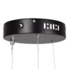 LEDTM® DIAMOND 61128 Μοντέρνο Κρεμαστό Φωτιστικό Οροφής LED 30W 3513lm 360° AC 220-240V IP20 Ρυθμιζόμενο Λευκό CCT με Χειριστήριο από 2700K έως 6000K Dimmable - Lumileds SMD Chip - Μαύρο Ματ - Μ40 x Π40 x Υ3cm - 3 Χρόνια Εγγύηση - Image 6