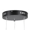 LEDTM® DIAMOND TRIO 61144 Μοντέρνο Κρεμαστό Φωτιστικό Οροφής LED 120W 14723lm 360° AC 220-240V IP20 Ρυθμιζόμενο Λευκό CCT με Χειριστήριο από 2700K έως 6000K Dimmable - Lumileds SMD Chip - Μαυρό Ματ - Μ150 x Π150 x Υ60cm - 3 Χρόνια Εγγύηση - Image 7