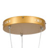 LEDTM® DIAMOND TRIO 61145 Μοντέρνο Κρεμαστό Φωτιστικό Οροφής LED 120W 14723lm 360° AC 220-240V IP20 Ρυθμιζόμενο Λευκό CCT με Χειριστήριο από 2700K έως 6000K Dimmable - Lumileds SMD Chip - Χρυσό Βούρτσας - Μ150 x Π150 x Υ60cm - 3 Χρόνια Εγγύηση - Image 7