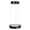 LEDTM® NEMESIS 61152 Μοντέρνο Κρεμαστό Φωτιστικό Οροφής LED 20W 2000lm 360° AC 220-240V IP20 Ρυθμιζόμενο Λευκό CCT με Χειριστήριο από 2700K έως 6000K Dimmable - Lumileds SMD Chip - Μαυρό Ματ - Μ25 x Π25 x Υ4cm - 3 Χρόνια Εγγύηση - Image 5
