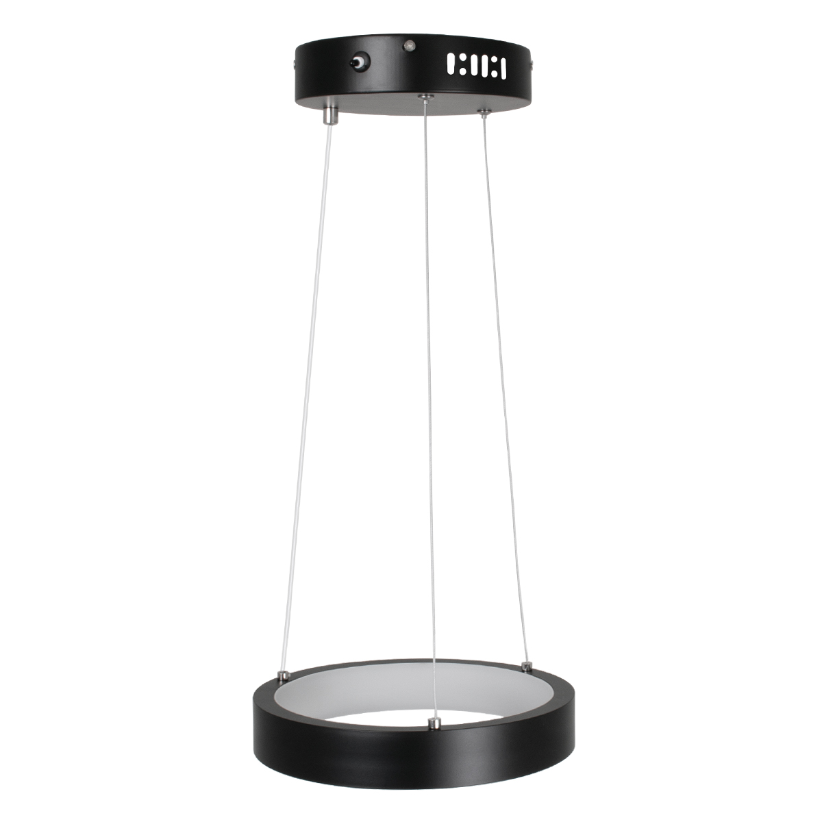 LEDTM® NEMESIS 61152 Μοντέρνο Κρεμαστό Φωτιστικό Οροφής LED 20W 2000lm 360° AC 220-240V IP20 Ρυθμιζόμενο Λευκό CCT με Χειριστήριο από 2700K έως 6000K Dimmable - Lumileds SMD Chip - Μαυρό Ματ - Μ25 x Π25 x Υ4cm - 3 Χρόνια Εγγύηση - Image 5