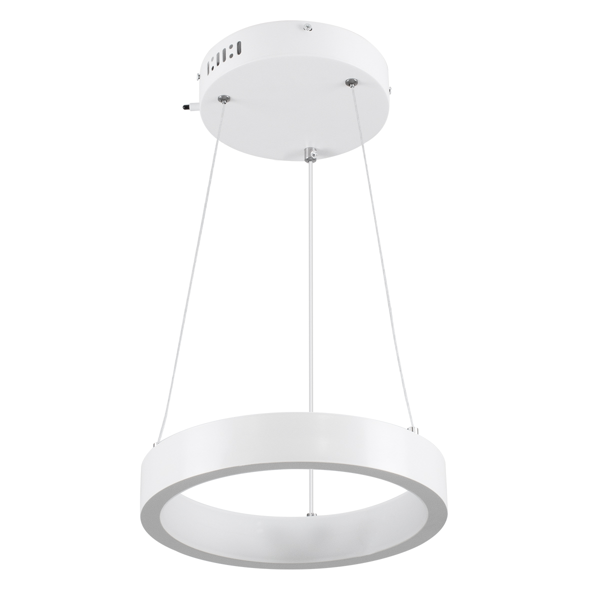 LEDTM® NEMESIS 61153 Μοντέρνο Κρεμαστό Φωτιστικό Οροφής LED 20W 2356lm 360° AC 220-240V IP20 Ρυθμιζόμενο Λευκό CCT με Χειριστήριο από 2700K έως 6000K Dimmable - Lumileds SMD Chip - Λευκό Ματ - Μ25 x Π25 x Υ4cm - 3 Χρόνια Εγγύηση - Image 3