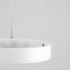 LEDTM® NEMESIS 61153 Μοντέρνο Κρεμαστό Φωτιστικό Οροφής LED 20W 2356lm 360° AC 220-240V IP20 Ρυθμιζόμενο Λευκό CCT με Χειριστήριο από 2700K έως 6000K Dimmable - Lumileds SMD Chip - Λευκό Ματ - Μ25 x Π25 x Υ4cm - 3 Χρόνια Εγγύηση - Image 6