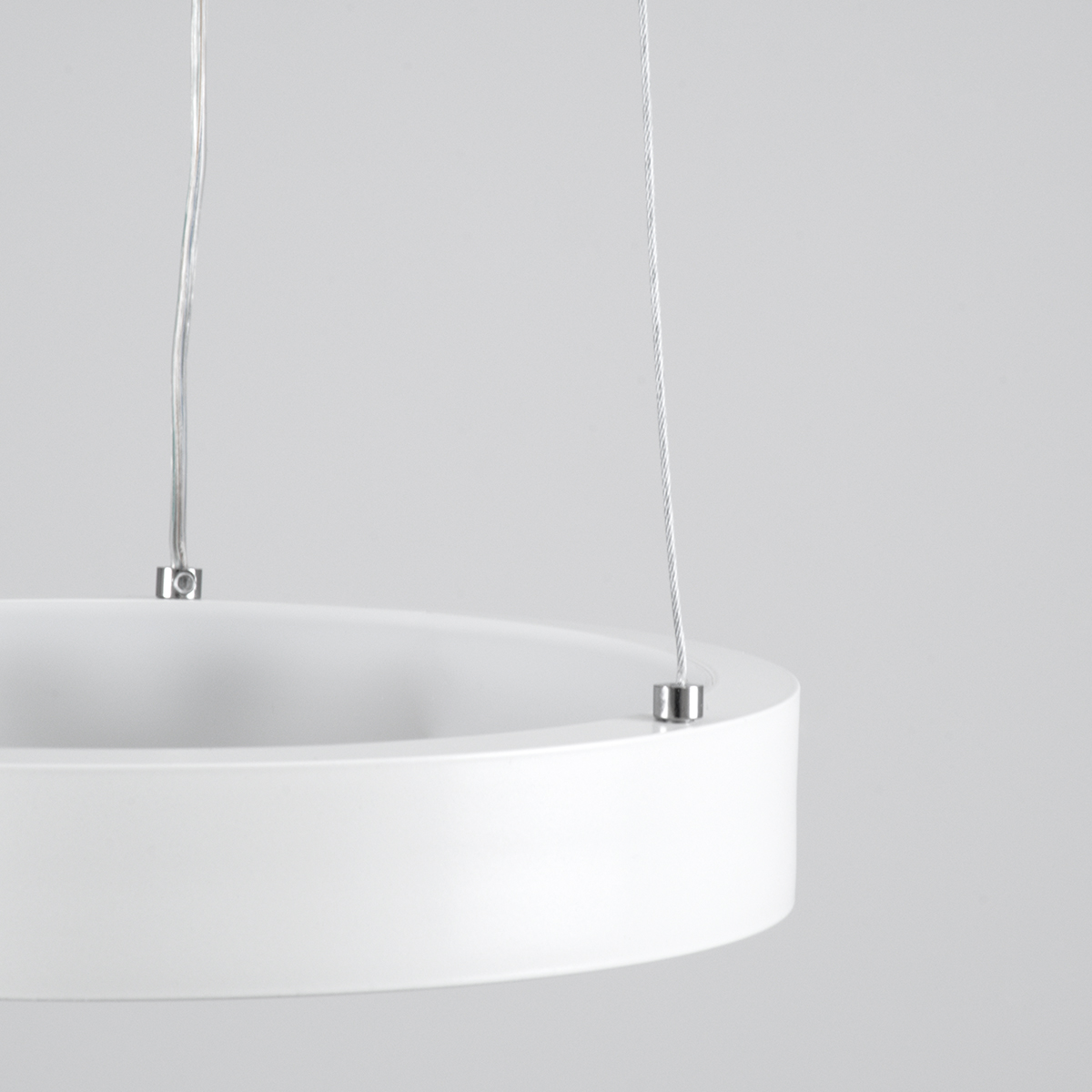 LEDTM® NEMESIS 61153 Μοντέρνο Κρεμαστό Φωτιστικό Οροφής LED 20W 2356lm 360° AC 220-240V IP20 Ρυθμιζόμενο Λευκό CCT με Χειριστήριο από 2700K έως 6000K Dimmable - Lumileds SMD Chip - Λευκό Ματ - Μ25 x Π25 x Υ4cm - 3 Χρόνια Εγγύηση - Image 6