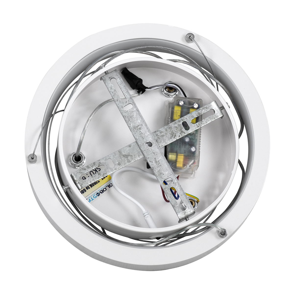 LEDTM® NEMESIS 61153 Μοντέρνο Κρεμαστό Φωτιστικό Οροφής LED 20W 2356lm 360° AC 220-240V IP20 Ρυθμιζόμενο Λευκό CCT με Χειριστήριο από 2700K έως 6000K Dimmable - Lumileds SMD Chip - Λευκό Ματ - Μ25 x Π25 x Υ4cm - 3 Χρόνια Εγγύηση - Image 8