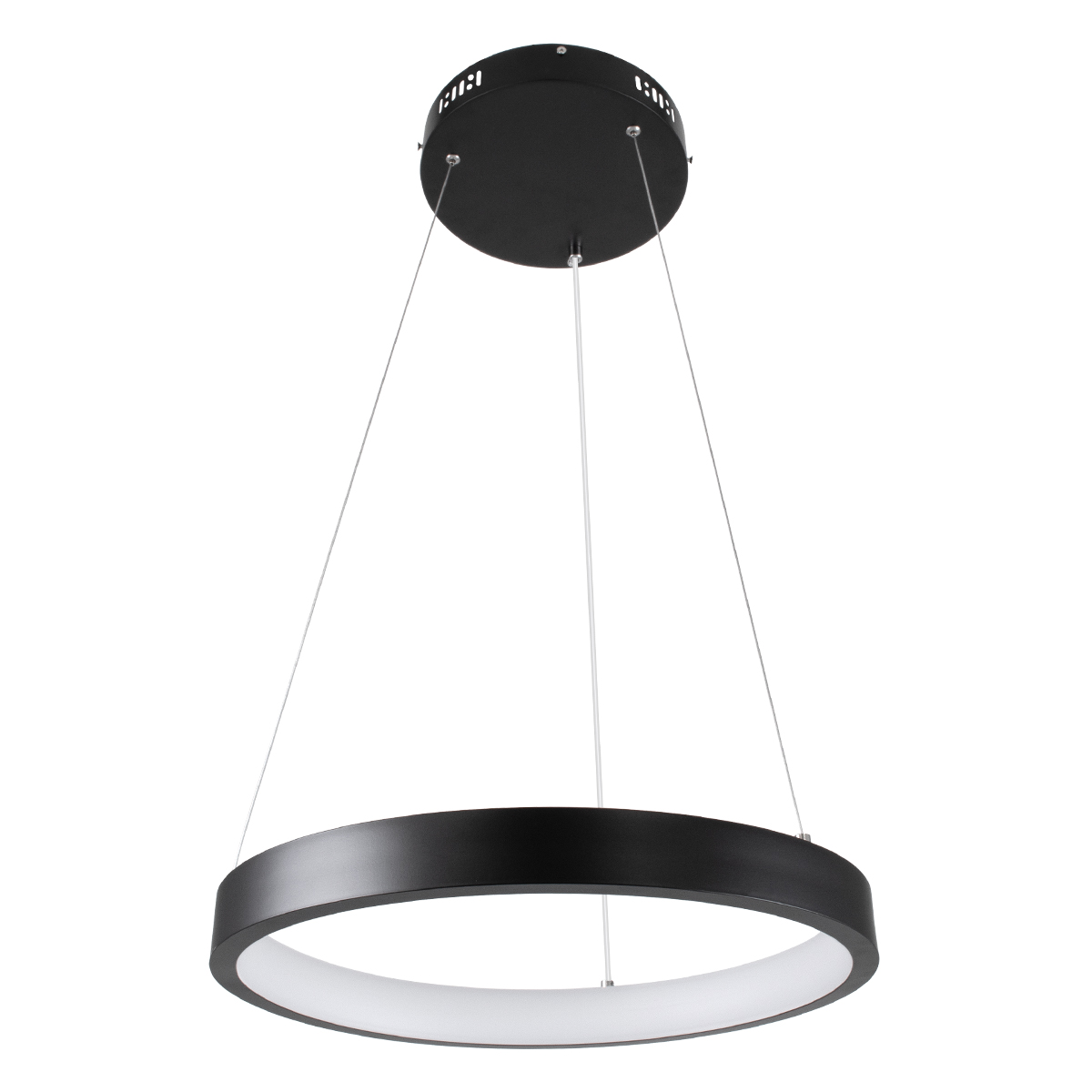 LEDTM® NEMESIS 61155 Μοντέρνο Κρεμαστό Φωτιστικό Οροφής LED 30W 3513lm 360° AC 220-240V IP20 Ρυθμιζόμενο Λευκό CCT με Χειριστήριο από 2700K έως 6000K Dimmable - Lumileds SMD Chip - Μαυρό Ματ - Μ40 x Π40 x Υ4cm - 3 Χρόνια Εγγύηση - Image 3