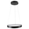 LEDTM® NEMESIS 61155 Μοντέρνο Κρεμαστό Φωτιστικό Οροφής LED 30W 3513lm 360° AC 220-240V IP20 Ρυθμιζόμενο Λευκό CCT με Χειριστήριο από 2700K έως 6000K Dimmable - Lumileds SMD Chip - Μαυρό Ματ - Μ40 x Π40 x Υ4cm - 3 Χρόνια Εγγύηση - Image 5