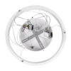 LEDTM® NEMESIS 61156 Μοντέρνο Κρεμαστό Φωτιστικό Οροφής LED 30W 3513lm 360° AC 220-240V IP20 Ρυθμιζόμενο Λευκό CCT με Χειριστήριο από 2700K έως 6000K Dimmable - Lumileds SMD Chip - Λευκό Ματ - Μ40 x Π40 x Υ4cm - 3 Χρόνια Εγγύηση - Image 8