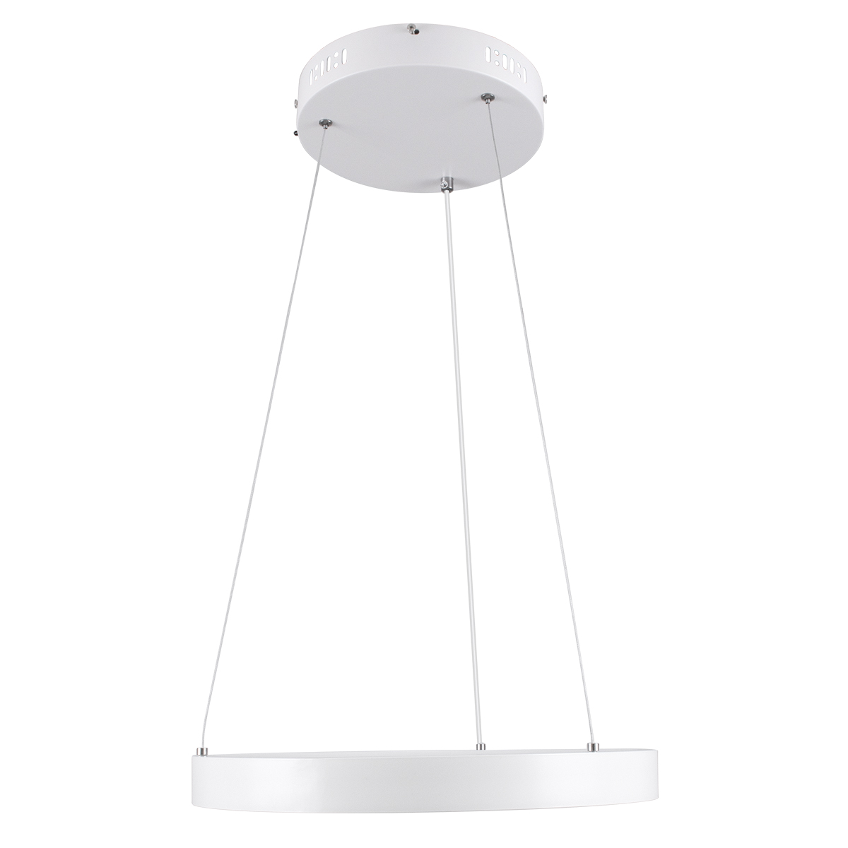 LEDTM® NEMESIS 61156 Μοντέρνο Κρεμαστό Φωτιστικό Οροφής LED 30W 3513lm 360° AC 220-240V IP20 Ρυθμιζόμενο Λευκό CCT με Χειριστήριο από 2700K έως 6000K Dimmable - Lumileds SMD Chip - Λευκό Ματ - Μ40 x Π40 x Υ4cm - 3 Χρόνια Εγγύηση - Image 4
