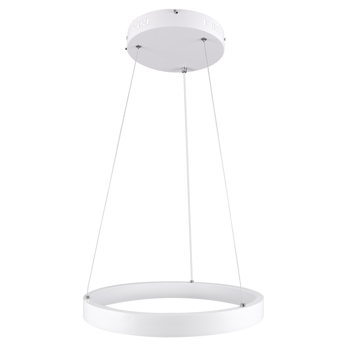 LEDTM® NEMESIS 61156 Μοντέρνο Κρεμαστό Φωτιστικό Οροφής LED 30W 3513lm 360° AC 220-240V IP20 Ρυθμιζόμενο Λευκό CCT με Χειριστήριο από 2700K έως 6000K Dimmable - Lumileds SMD Chip - Λευκό Ματ - Μ40 x Π40 x Υ4cm - 3 Χρόνια Εγγύηση - Image 5