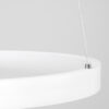 LEDTM® NEMESIS 61156 Μοντέρνο Κρεμαστό Φωτιστικό Οροφής LED 30W 3513lm 360° AC 220-240V IP20 Ρυθμιζόμενο Λευκό CCT με Χειριστήριο από 2700K έως 6000K Dimmable - Lumileds SMD Chip - Λευκό Ματ - Μ40 x Π40 x Υ4cm - 3 Χρόνια Εγγύηση - Image 6