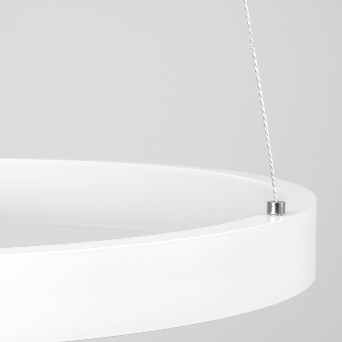 LEDTM® NEMESIS 61156 Μοντέρνο Κρεμαστό Φωτιστικό Οροφής LED 30W 3513lm 360° AC 220-240V IP20 Ρυθμιζόμενο Λευκό CCT με Χειριστήριο από 2700K έως 6000K Dimmable - Lumileds SMD Chip - Λευκό Ματ - Μ40 x Π40 x Υ4cm - 3 Χρόνια Εγγύηση - Image 6