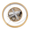 LEDTM® NEMESIS 61157 Μοντέρνο Κρεμαστό Φωτιστικό Οροφής LED 30W 3513lm 360° AC 220-240V IP20 Ρυθμιζόμενο Λευκό CCT με Χειριστήριο από 2700K έως 6000K Dimmable - Lumileds SMD Chip - Χρυσό Βούρτσας - Μ40 x Π40 x Υ4cm - 3 Χρόνια Εγγύηση - Image 8