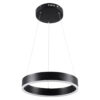 LEDTM® VENOM 61173 Μοντέρνο Κρεμαστό Φωτιστικό Οροφής LED 30W 3513lm 120° AC 220-240V IP20 Ρυθμιζόμενο Λευκό CCT με Χειριστήριο από 2700K έως 6000K Dimmable - Lumileds SMD Chip - Μαύρο Ματ - Μ40 x Π40 x Υ6.5cm - 3 Χρόνια Εγγύηση - Image 3