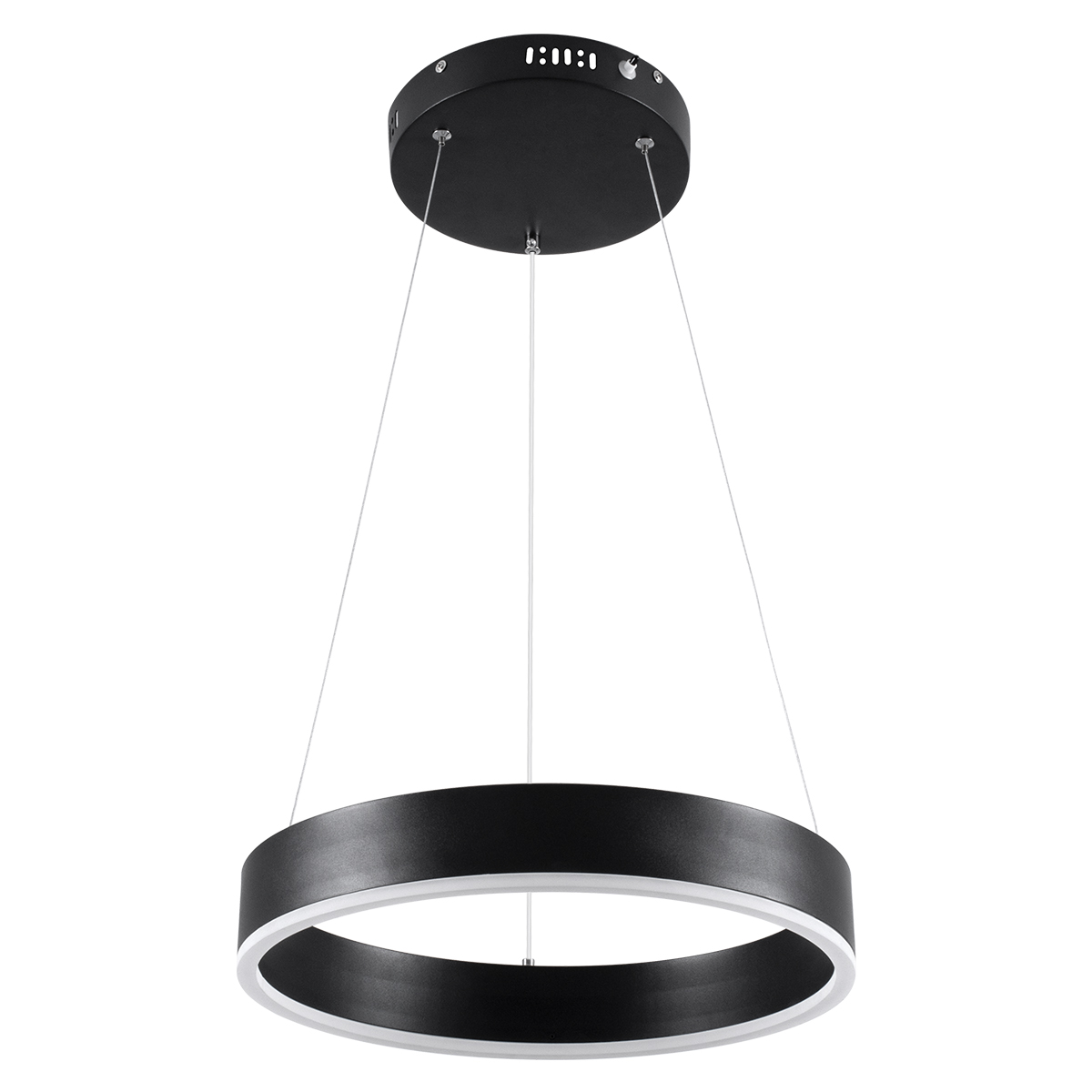 LEDTM® VENOM 61173 Μοντέρνο Κρεμαστό Φωτιστικό Οροφής LED 30W 3513lm 120° AC 220-240V IP20 Ρυθμιζόμενο Λευκό CCT με Χειριστήριο από 2700K έως 6000K Dimmable - Lumileds SMD Chip - Μαύρο Ματ - Μ40 x Π40 x Υ6.5cm - 3 Χρόνια Εγγύηση - Image 3