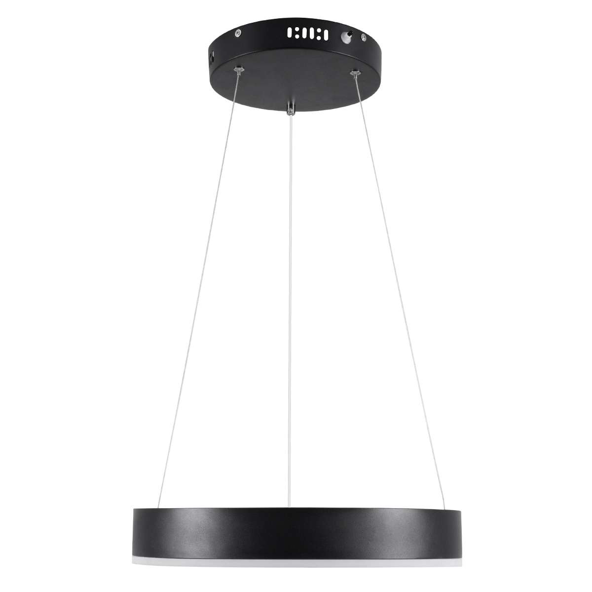 LEDTM® VENOM 61173 Μοντέρνο Κρεμαστό Φωτιστικό Οροφής LED 30W 3513lm 120° AC 220-240V IP20 Ρυθμιζόμενο Λευκό CCT με Χειριστήριο από 2700K έως 6000K Dimmable - Lumileds SMD Chip - Μαύρο Ματ - Μ40 x Π40 x Υ6.5cm - 3 Χρόνια Εγγύηση - Image 4