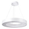 LEDTM® RA 61195 Μοντέρνο Κρεμαστό Φωτιστικό Οροφής LED 67W 7370lm 120° AC 220-240V IP20 Ρυθμιζόμενο Λευκό CCT με Χειριστήριο από 2700K έως 6000K Dimmable - Lumileds SMD Chip - Λευκό Ματ - Μ60 x Π60 x Υ8cm - 3 Χρόνια Εγγύηση - Image 3