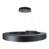 LEDTM® RA 61196 Μοντέρνο Κρεμαστό Φωτιστικό Οροφής LED 75W 8250lm 120° AC 220-240V IP20 Ρυθμιζόμενο Λευκό CCT με Χειριστήριο από 2700K έως 6000K Dimmable - Lumileds SMD Chip - Μαύρο Ματ - Μ80 x Π80 x Υ8cm - 3 Χρόνια Εγγύηση - Image 5