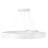 LEDTM® RA 61197 Μοντέρνο Κρεμαστό Φωτιστικό Οροφής LED 75W 8250lm 120° AC 220-240V IP20 Ρυθμιζόμενο Λευκό CCT με Χειριστήριο από 2700K έως 6000K Dimmable - Lumileds SMD Chip - Λευκό Ματ - Μ80 x Π80 x Υ8cm - 3 Χρόνια Εγγύηση - Image 5