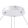 LEDTM® RA 61197 Μοντέρνο Κρεμαστό Φωτιστικό Οροφής LED 75W 8250lm 120° AC 220-240V IP20 Ρυθμιζόμενο Λευκό CCT με Χειριστήριο από 2700K έως 6000K Dimmable - Lumileds SMD Chip - Λευκό Ματ - Μ80 x Π80 x Υ8cm - 3 Χρόνια Εγγύηση - Image 7