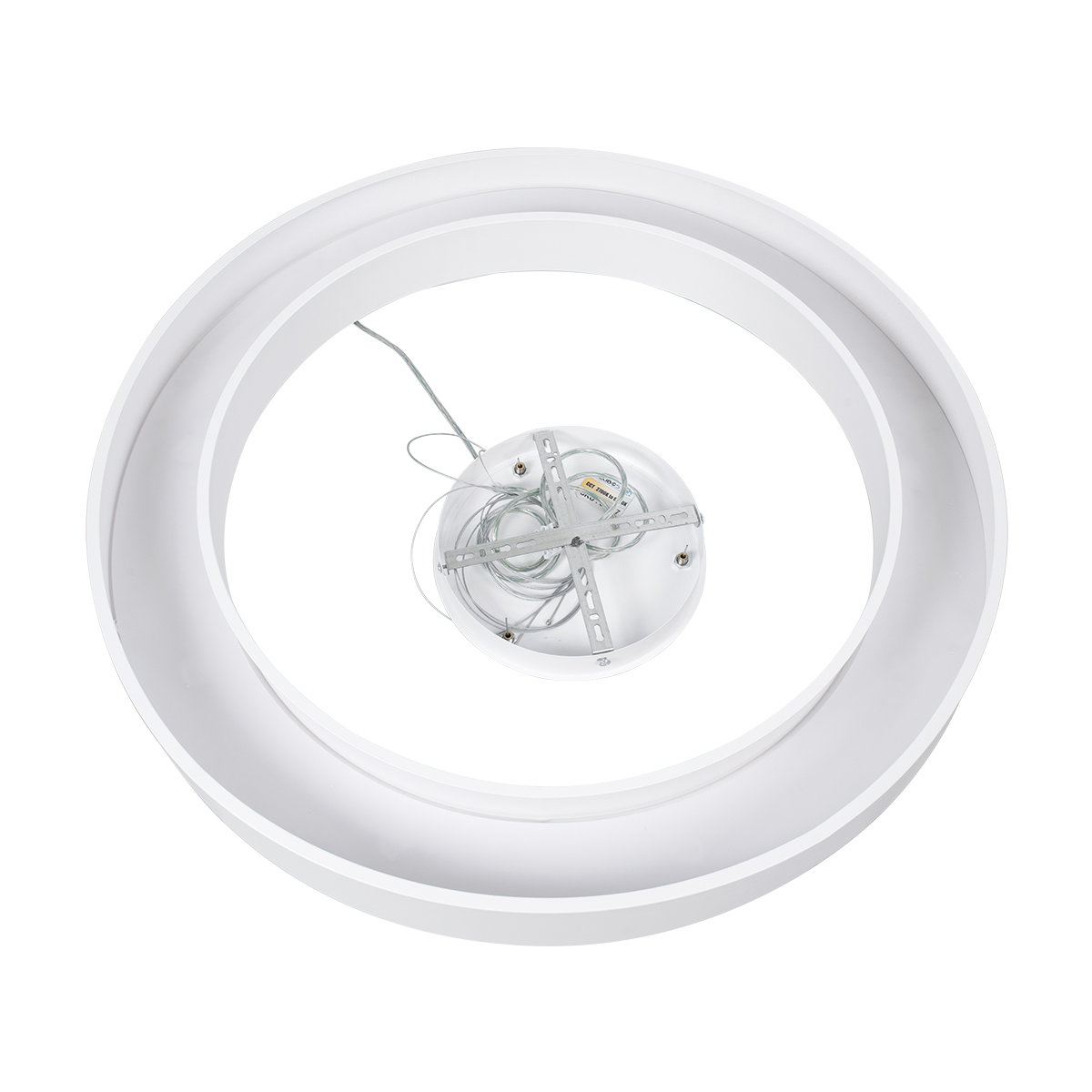 LEDTM® RA 61197 Μοντέρνο Κρεμαστό Φωτιστικό Οροφής LED 75W 8250lm 120° AC 220-240V IP20 Ρυθμιζόμενο Λευκό CCT με Χειριστήριο από 2700K έως 6000K Dimmable - Lumileds SMD Chip - Λευκό Ματ - Μ80 x Π80 x Υ8cm - 3 Χρόνια Εγγύηση - Image 8