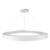 LEDTM® RA 61199 Μοντέρνο Κρεμαστό Φωτιστικό Οροφής LED 100W 11020lm 120° AC 220-240V IP20 Ρυθμιζόμενο Λευκό CCT με Χειριστήριο από 2700K έως 6000K Dimmable - Lumileds SMD Chip - Λευκό Ματ - Μ120 x Π120 x Υ8cm - 3 Χρόνια Εγγύηση - Image 5